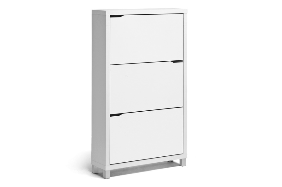 Simms White Shoe Cabinet