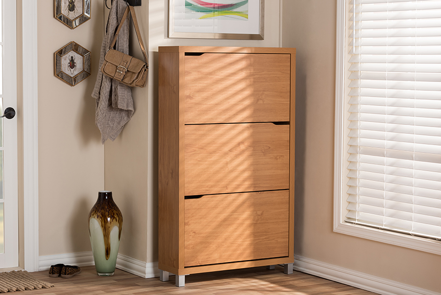 Simms Maple Shoe Cabinet