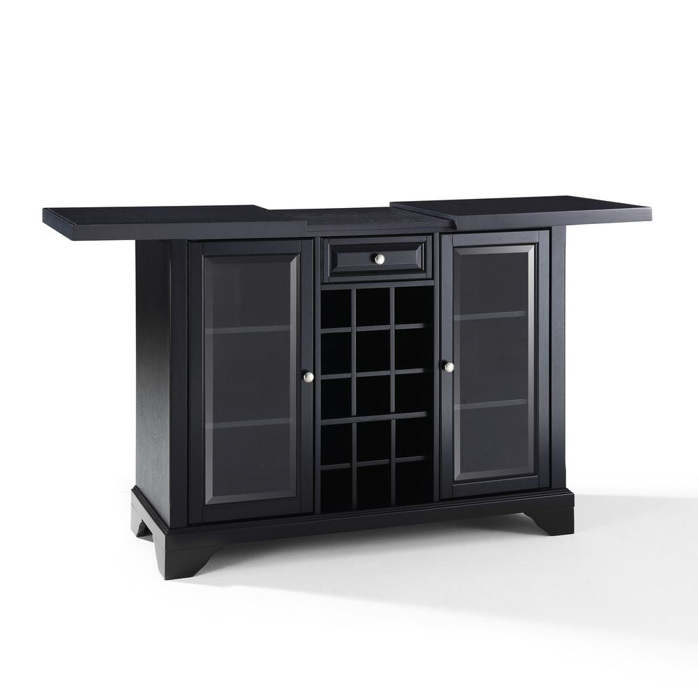 Lafayette Sliding Top Bar Cabinet Black