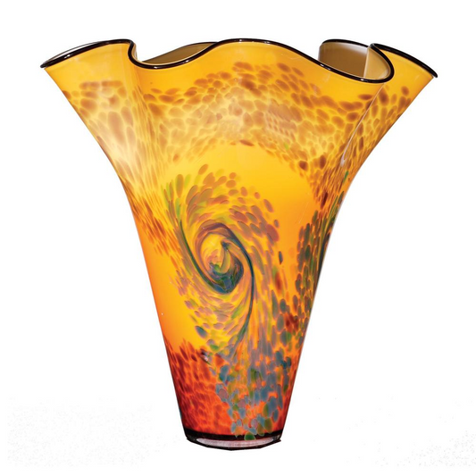 17"H Glass Vase