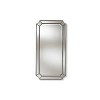 Thumbnail for Romina Art Deco Antique Silver Finished Accent Wall Mirror
