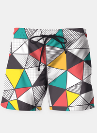 Thumbnail for Geometric And Colorful Pattern Shorts