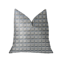 Thumbnail for Silverton Silver Artificial Leather Luxury Throw Pillow