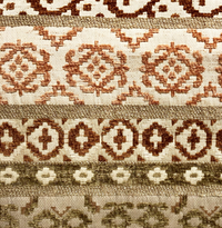 Thumbnail for Arabesque Shades of Brown Luxury Throw Pillow