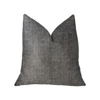 Thumbnail for Deep Mantra Charcoal Luxury Throw Pillow
