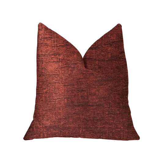 Paprika Jam Burgundy Red Luxury Throw Pillow