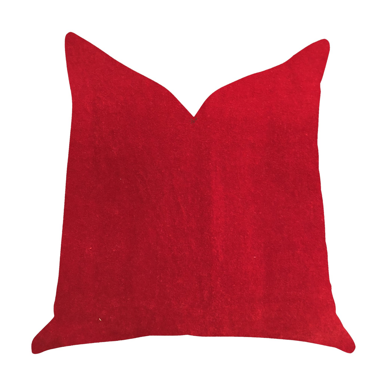 Amber Rose Luxury Throw Pillow in Red