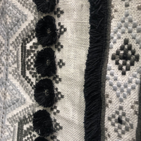 Thumbnail for Scandanavian Stripe Black, White Geometric Luxury Throw Pillow