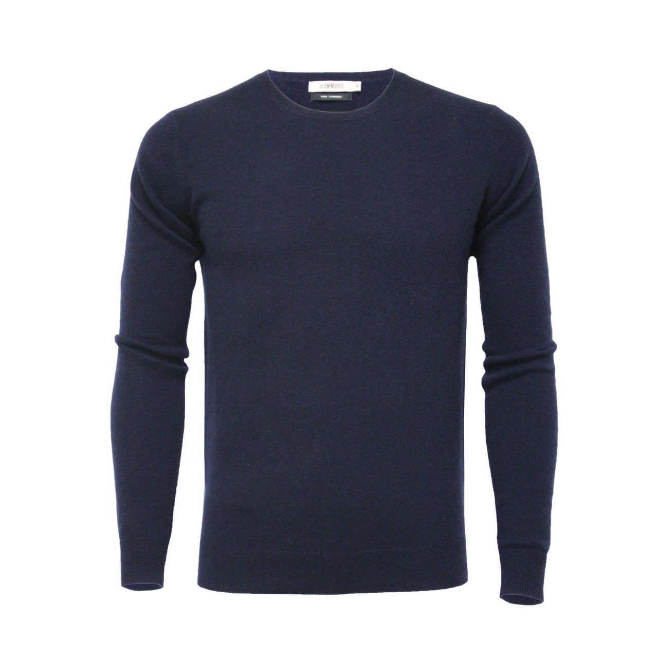 Navy Blue Men´s Cashmere Crew Neck Sweater