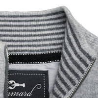 Thumbnail for Silver Grey Cashmere Zipper Cardigan Porto