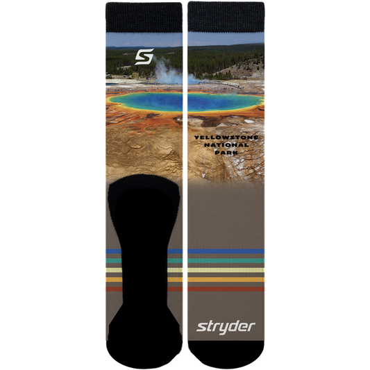 Yellowstone Prismatic Spring Socks