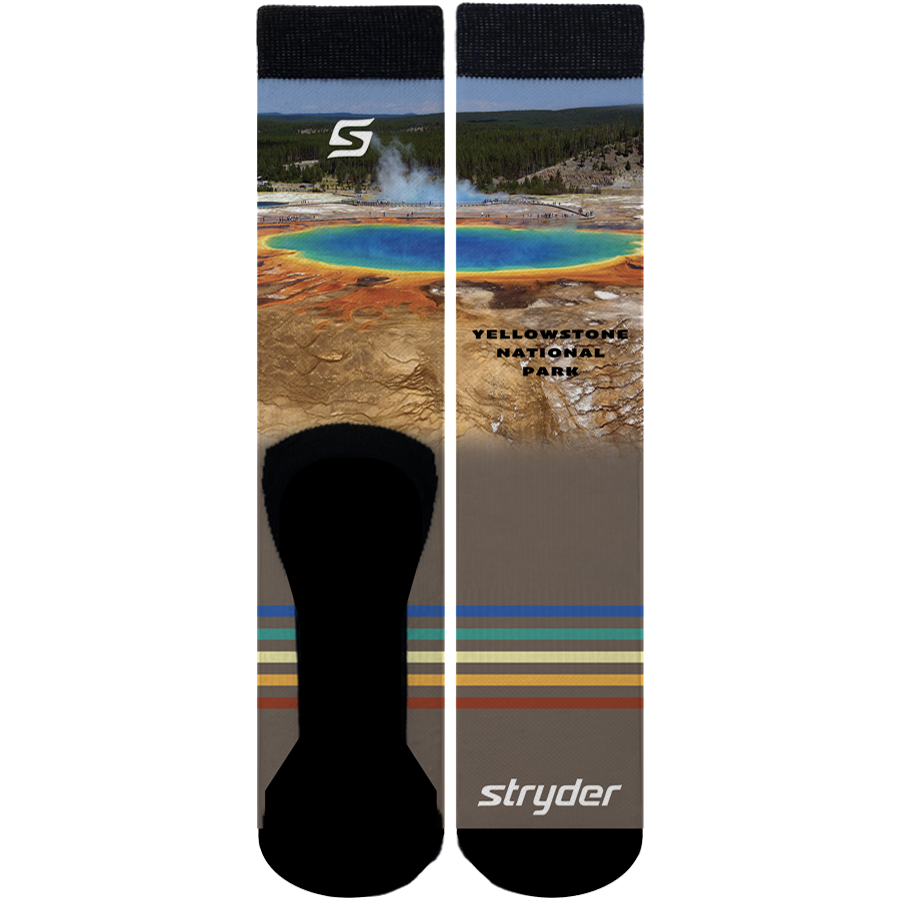 Yellowstone Prismatic Spring Socks
