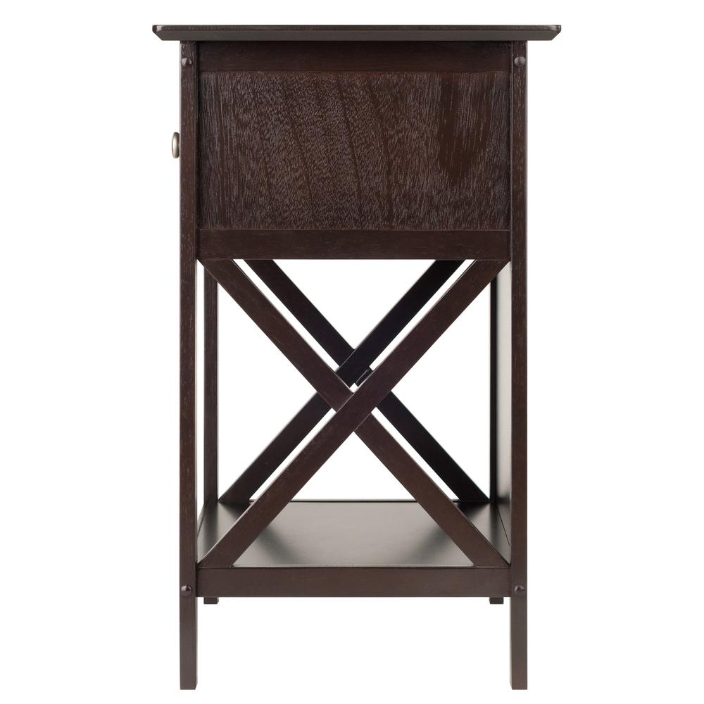 Xylia Accent Table in Coffee Finish