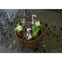 Thumbnail for Cobblestone Umbrella Planter - Terra Brown