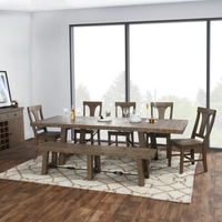Thumbnail for Tuscany Reclaimed Pine 82” Extension Dining Table