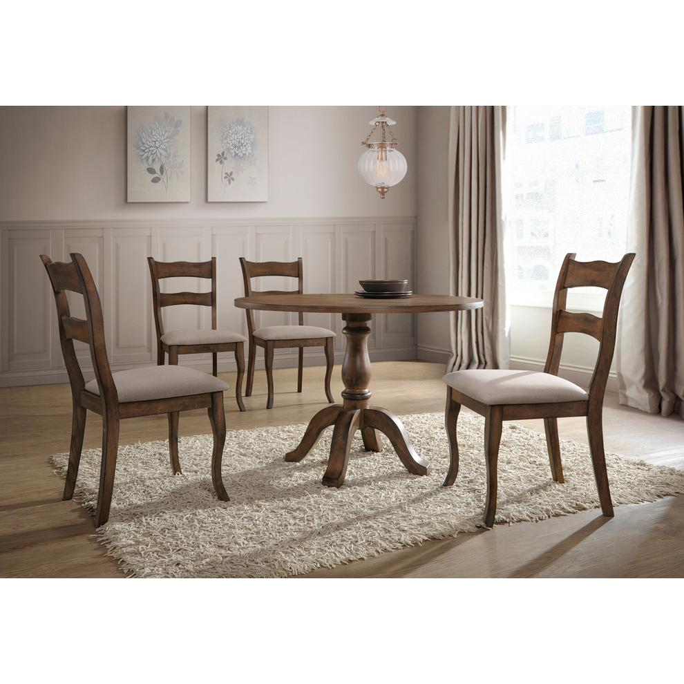 Alice Transitional Round Dining Table