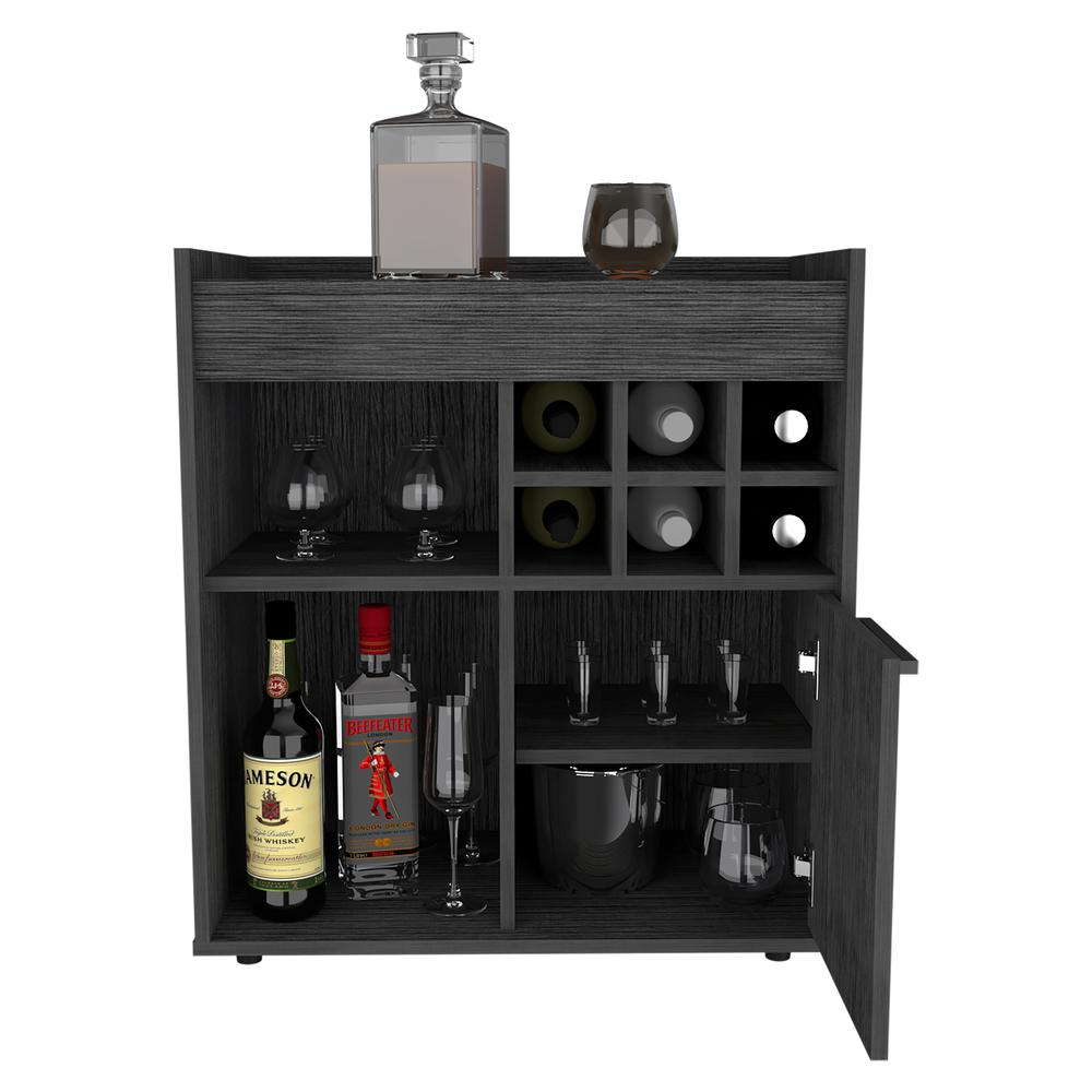 Pasadena Bar Cabinet-Grey Oak