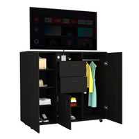 Thumbnail for Milano Two-Door Cabinet Dresser-Black