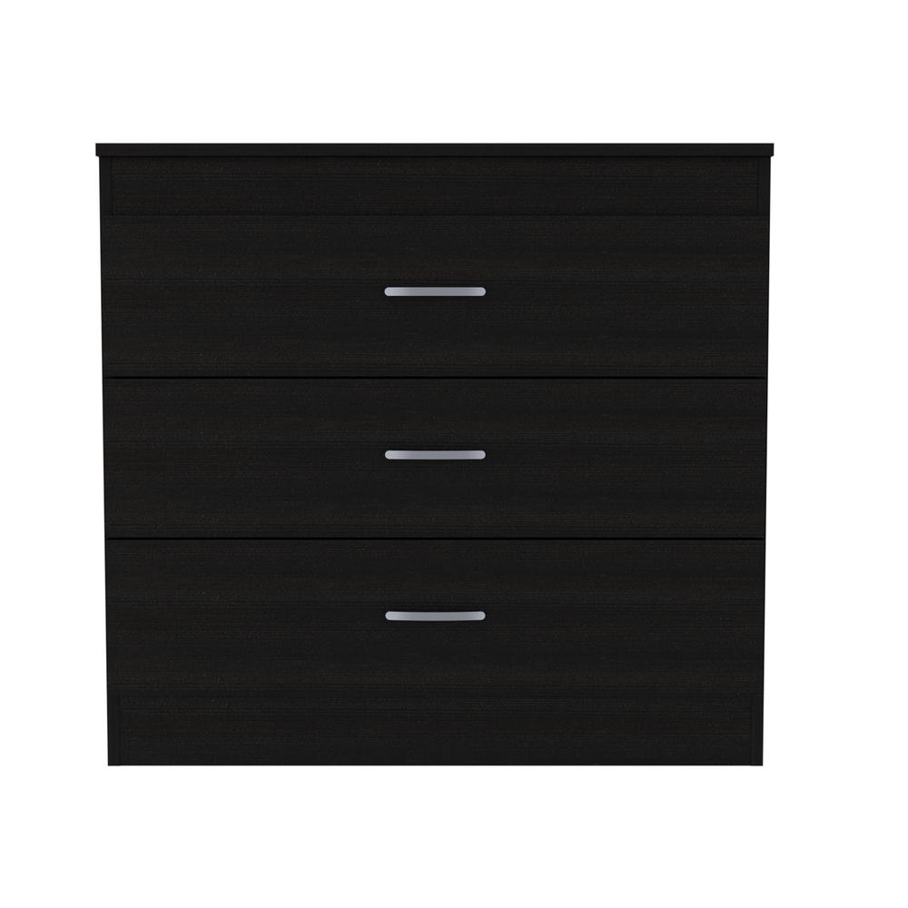 Zurich Three-Drawers Dresser-Black