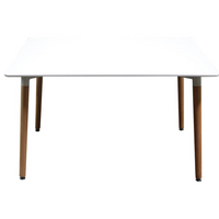 Thumbnail for Mid Century Modern White Dining Table