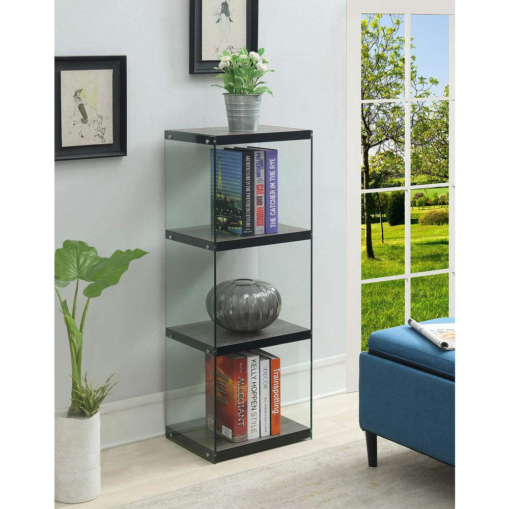 SoHo 4 Tier Tower Bookcase