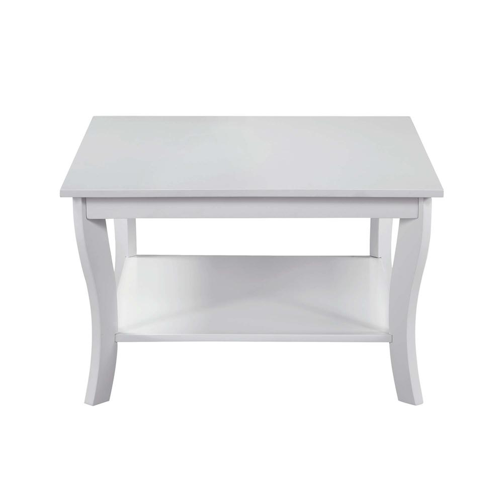 American Heritage Square Coffee Table, White