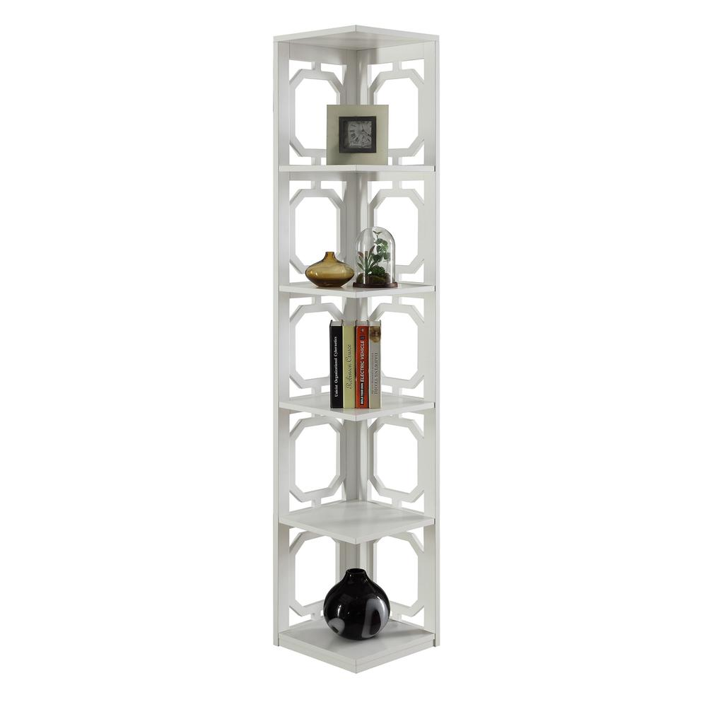 Omega 5 Tier Corner Bookcase