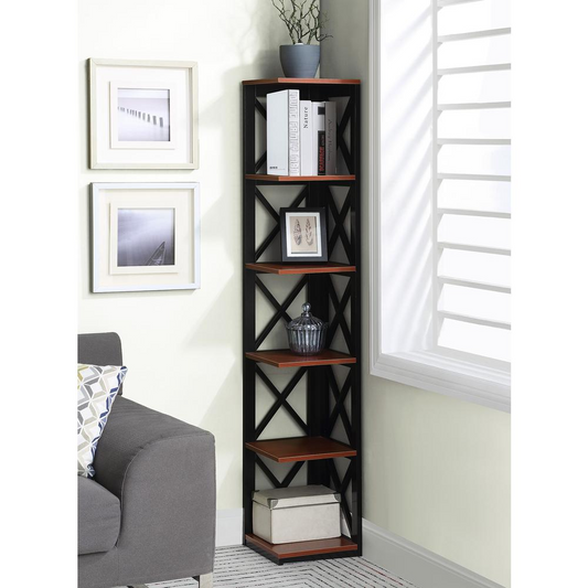 Oxford 5 Tier Corner Bookcase