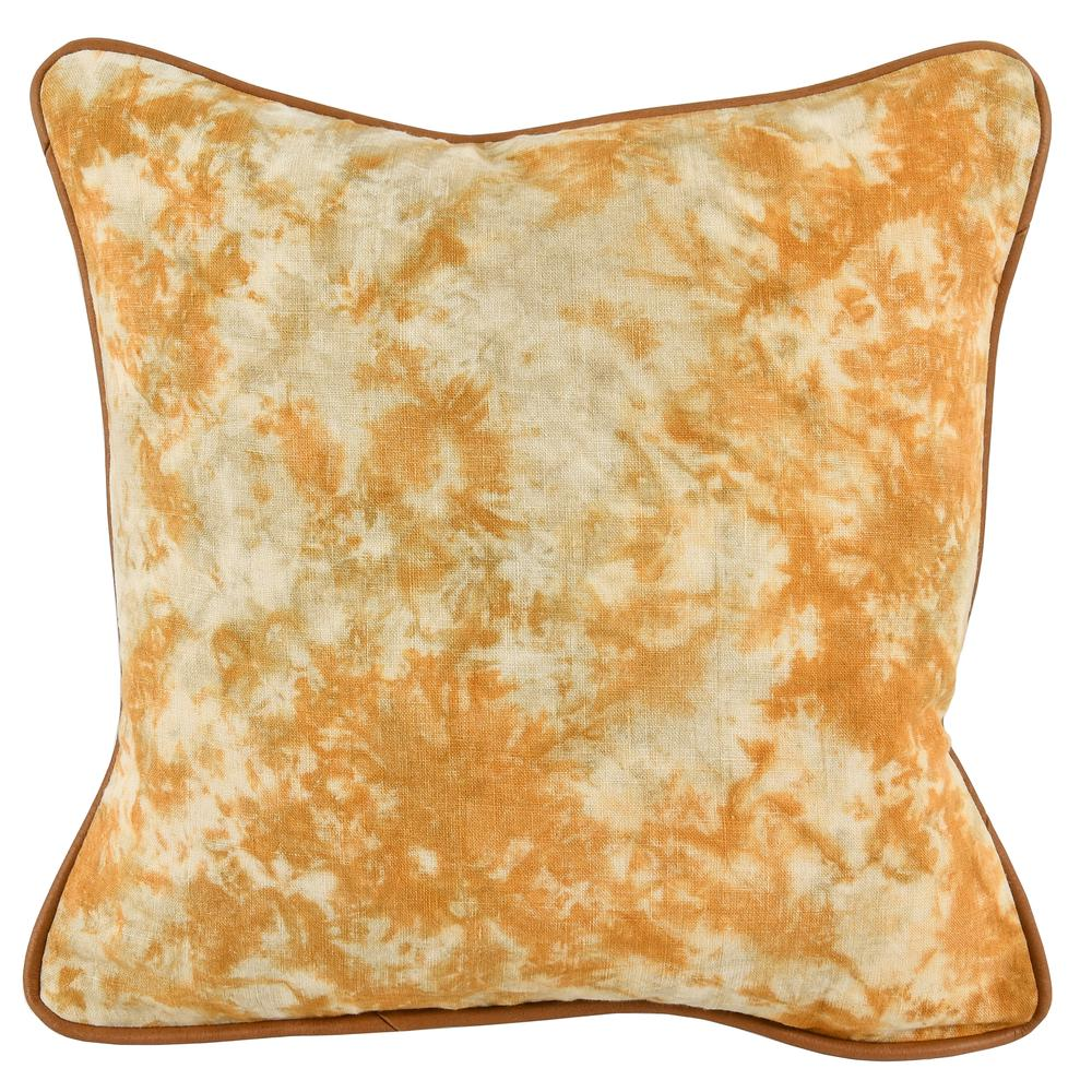 Kosas Home Nester 18''x18'' Throw Pillow, Saffron Orange