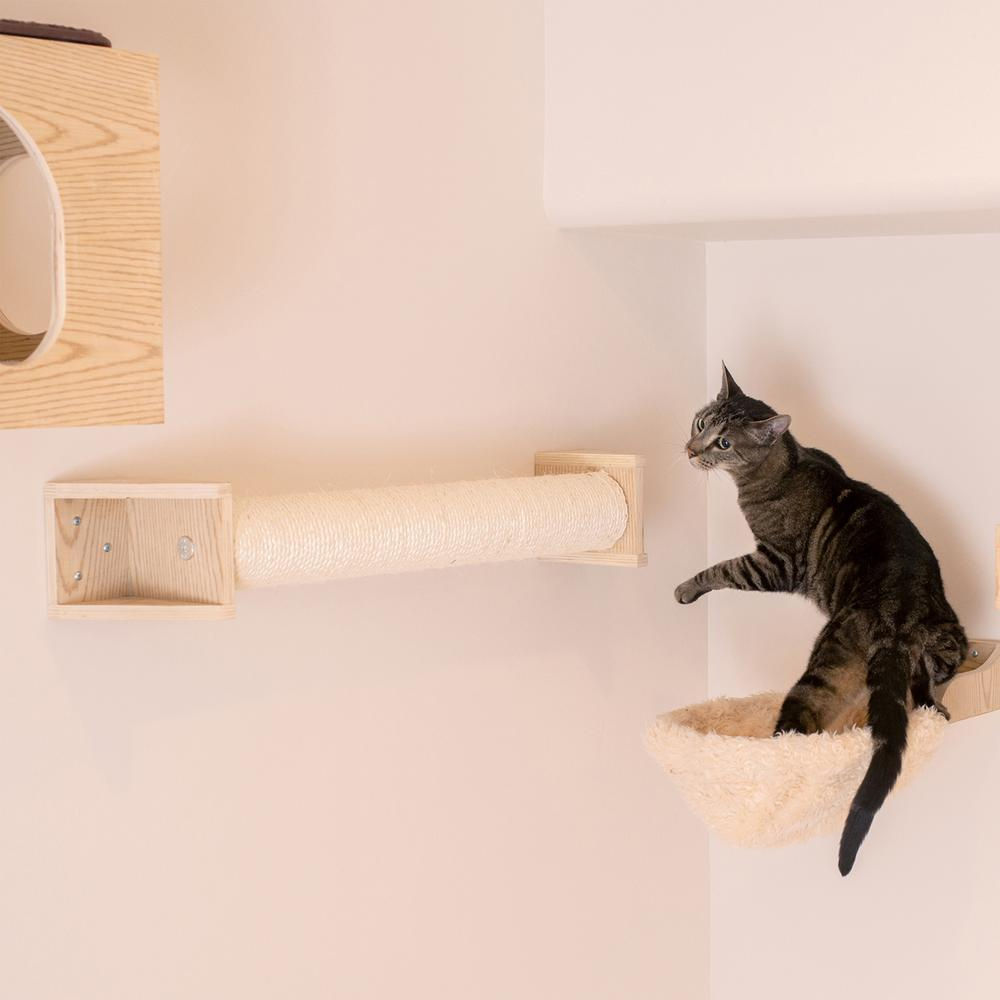 Armarkat Real Wood Wall Series: Scratching Post W1907D