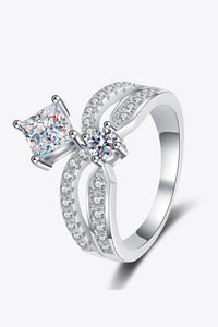 Thumbnail for 925 Sterling Silver Moissanite Crown Ring