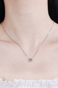 Thumbnail for 1 Carat Moissanite 925 Sterling Silver Chain Necklace