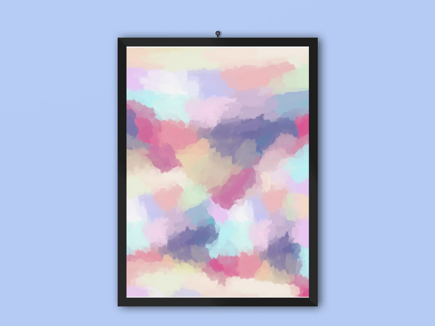 Abstract Pastels Frame