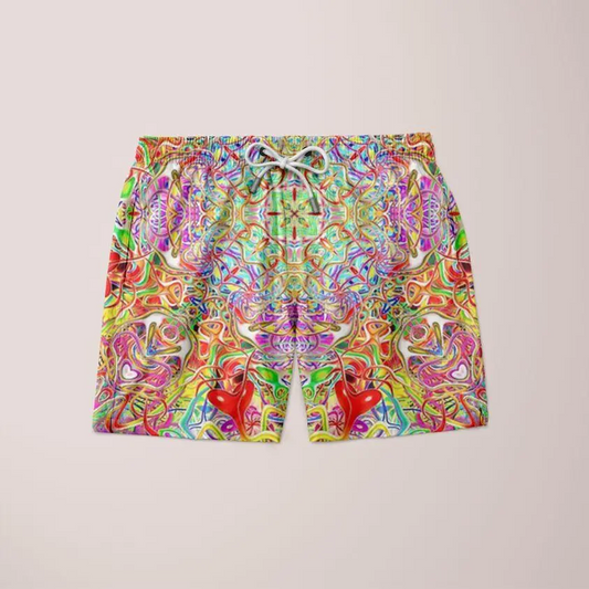 Quatrain Hearts Shorts