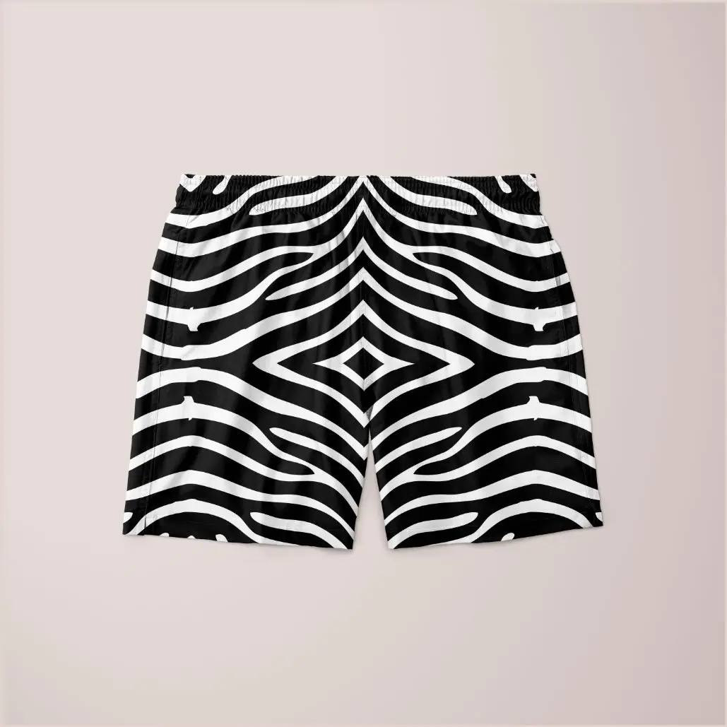 Zebra Pattern Shorts
