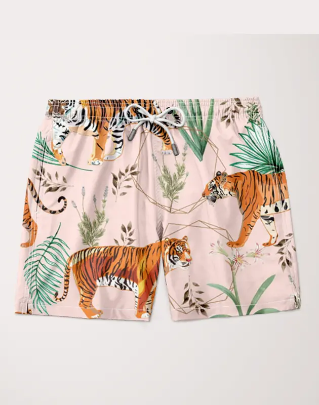 Tropical & Tiger Shorts