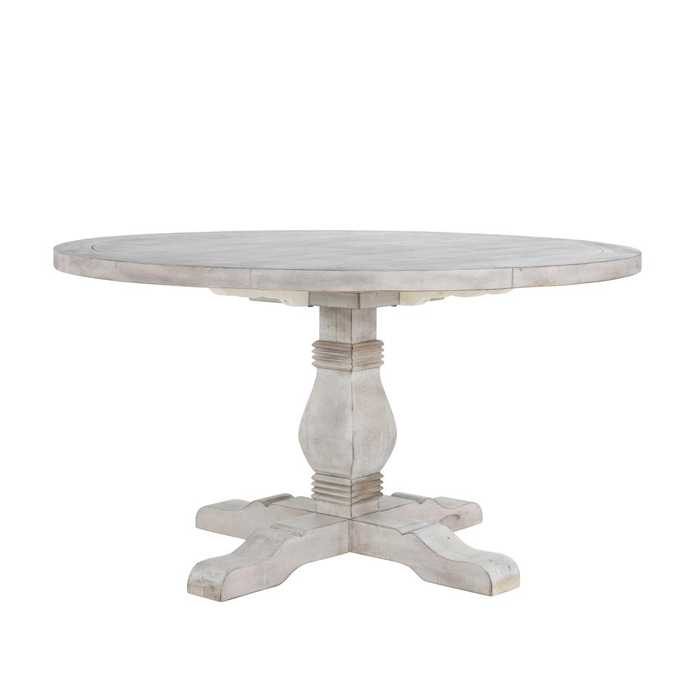 Quincy 55" Round Dining Table Nordic Ivory