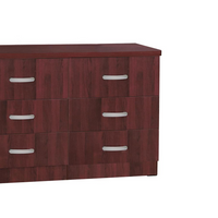 Thumbnail for Better Home Products DD & PAM 6 Drawer Engineered Wood Dresser in Mahogany