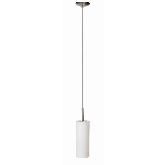 Olivia 1LT White Glass Pendant