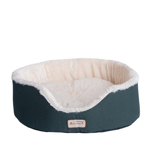 Armarkat Pet Bed Model C04HML/MB   Laurel Green and Ivory