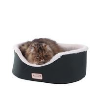 Thumbnail for Armarkat Pet Bed Model C04HML/MB   Laurel Green and Ivory
