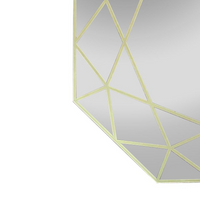 Thumbnail for Octagon Golden Finish Wall Mirror - 30