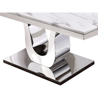 Thumbnail for Dining Table with White Marble Top