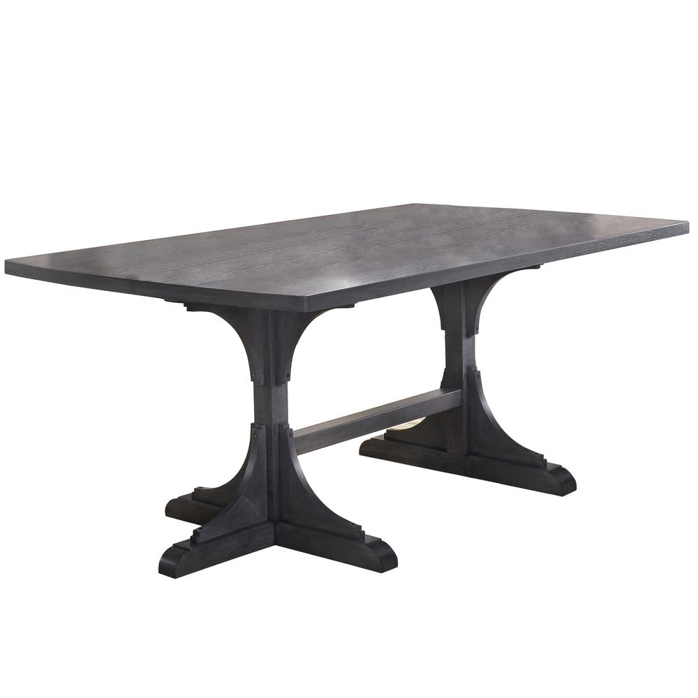Dining Table, Weathered Gray