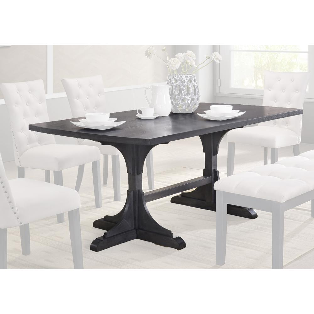 Dining Table, Weathered Gray