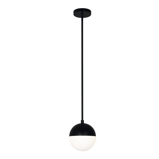 Lydia 1LT Halogen Pendant, MB