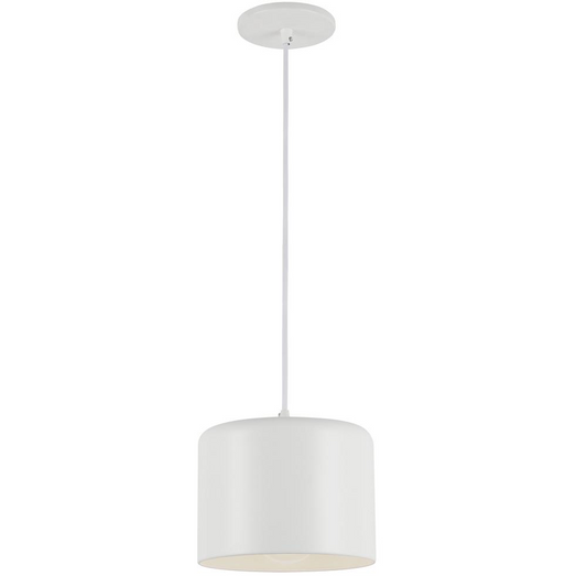 Josephine 1LT Incand Pendant,  Matte White Shade