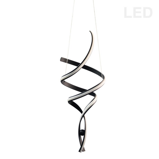 Quinn 35W Pendant, Matte Black Finish