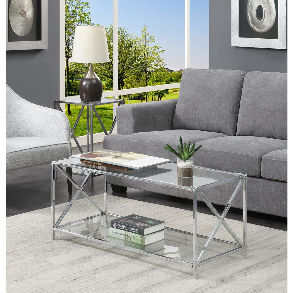 Oxford Chrome Coffee Table