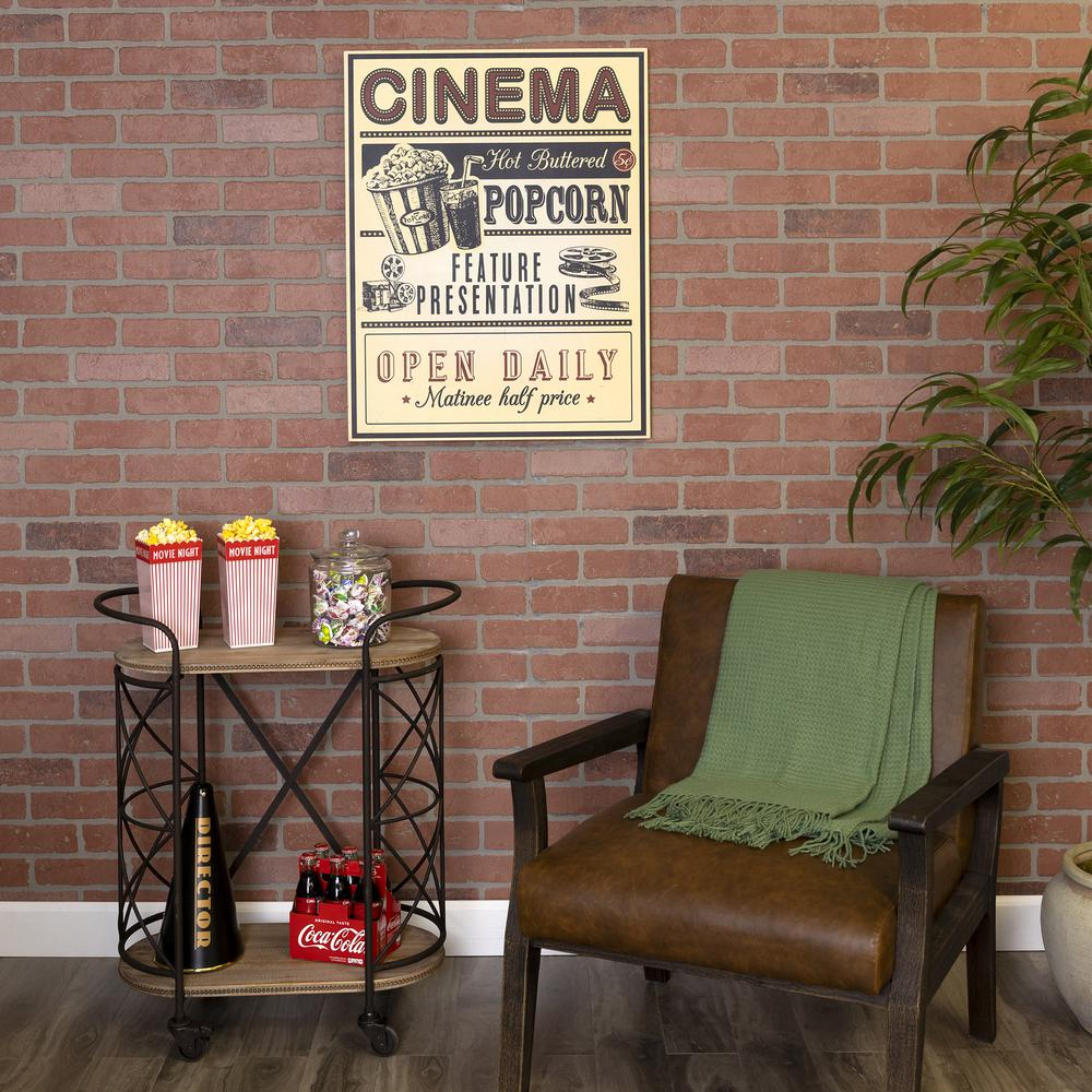 Stratton Home Decor Vintage Inspired Cinema Ad Wall Art